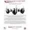 Service Caster 4'' Soft Rubber Swivel 1-1/4'' Expanding Stem Caster Set Total Lock Brake, 4PK SCC-EXTTL20S414-SRS-114-4 - alternate 2